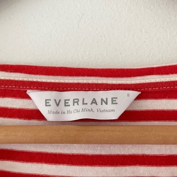 Everlane The Cotton Striped Oversized Tee Dress S - Picture 8 of 8
